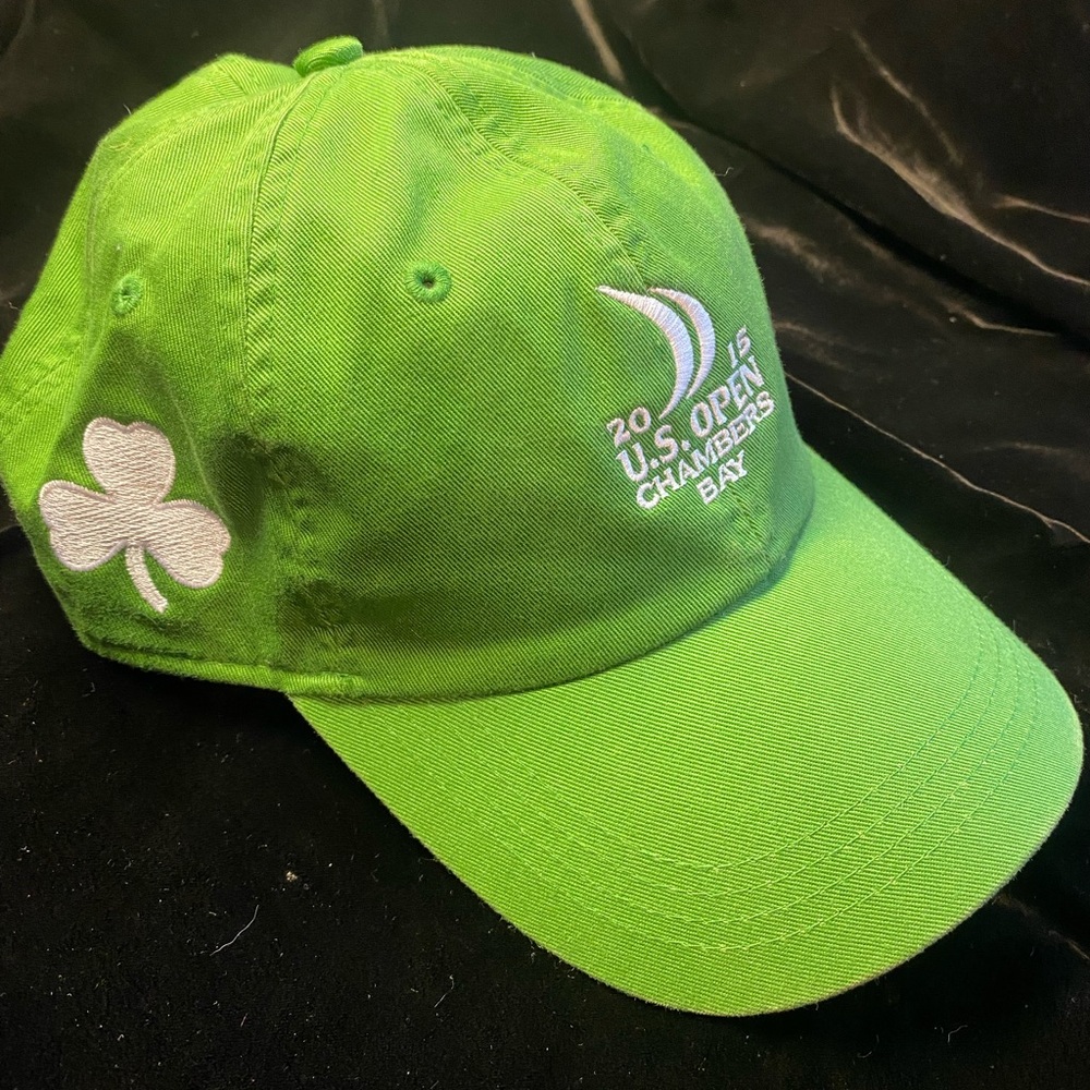 2015 U.S. Open Chambers Bay Green Cap with Shamrock